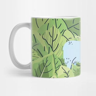 Bison in Leaves Mug